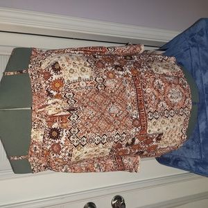 NwT! A. Byer Drop shoulder Shirt
